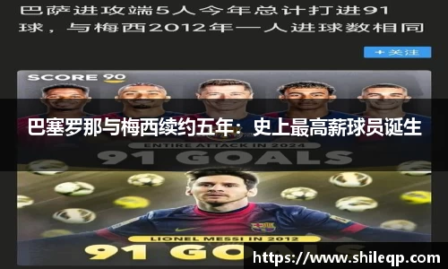 巴塞罗那与梅西续约五年：史上最高薪球员诞生