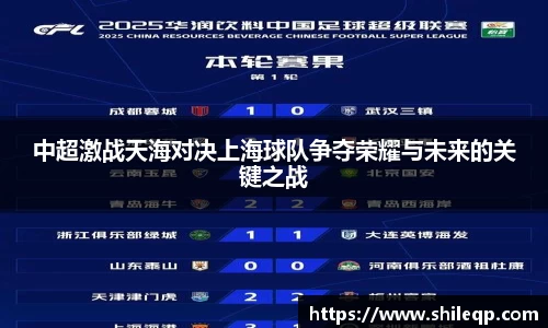 中超激战天海对决上海球队争夺荣耀与未来的关键之战
